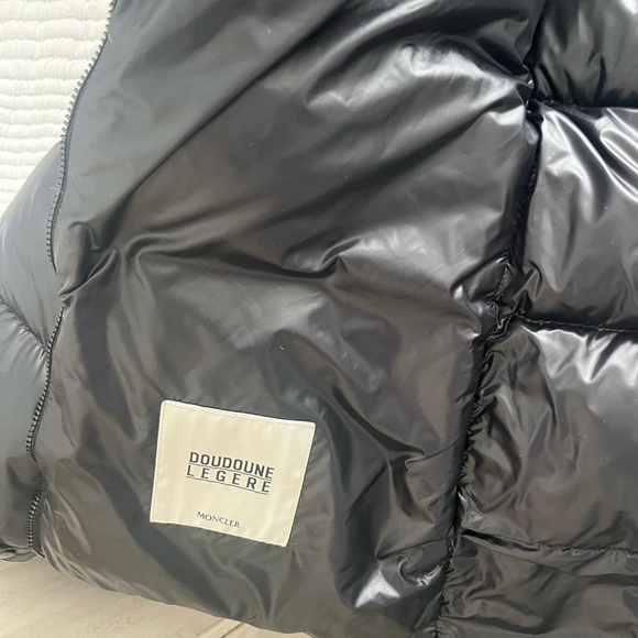 Moncler Shiny Black Down Jacket - Picture 3 of 11
